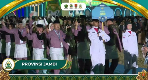 54 Kafilah Jambi Ikuti MTQ Nasional XXXI Tahun 2026 di Semarang